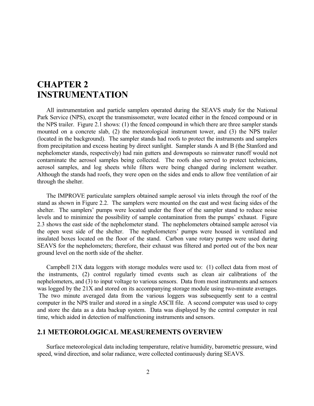 Chapter 2 Instrumentation