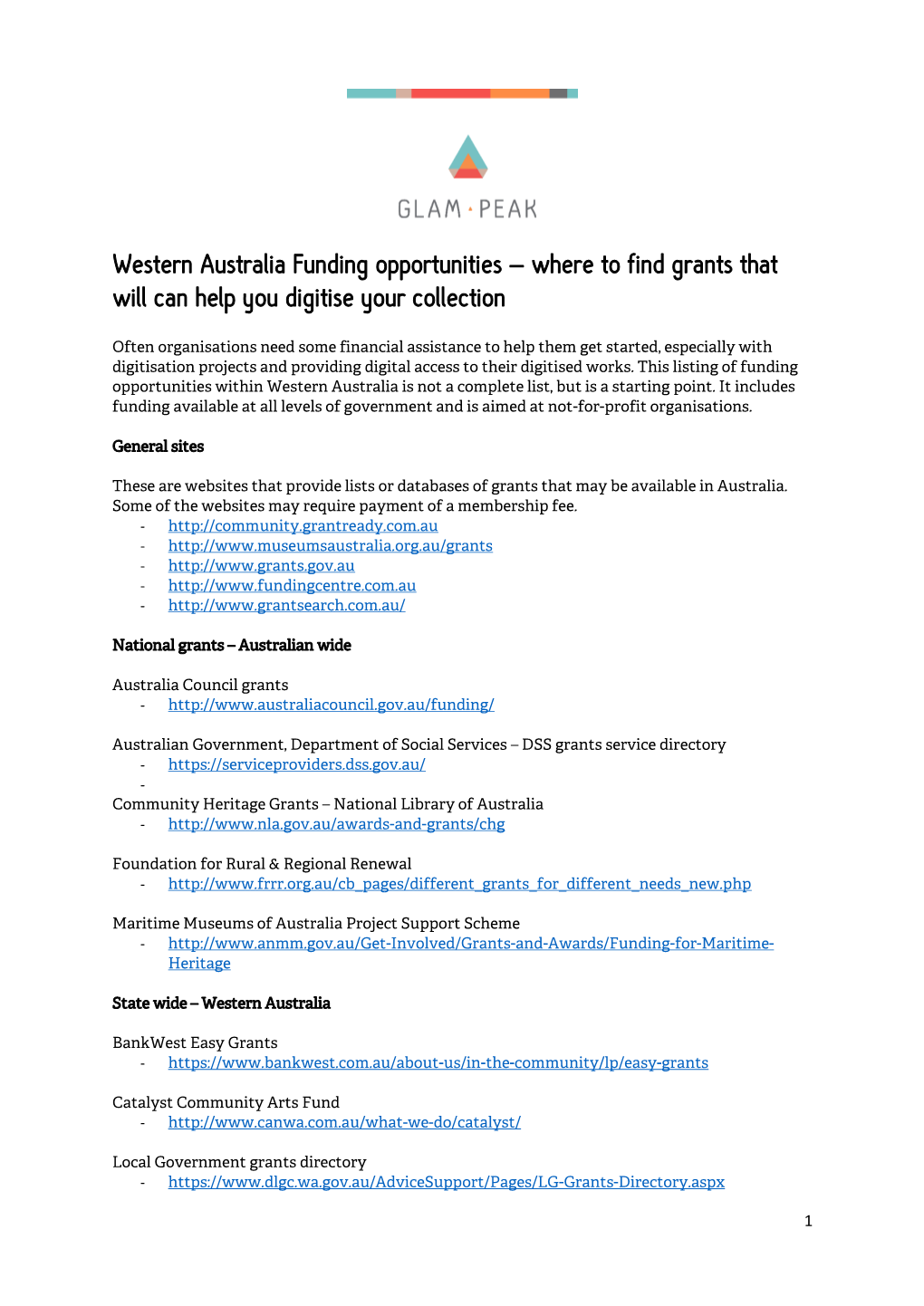 Western Australia Funding Opportunities – Where to Find Grants That Will Can Help You Digitise Your Collection
