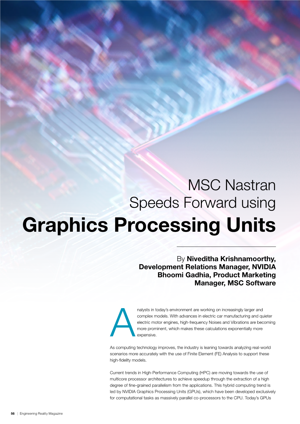 MSC Nastran Speeds Forward Using Graphics Processing Units