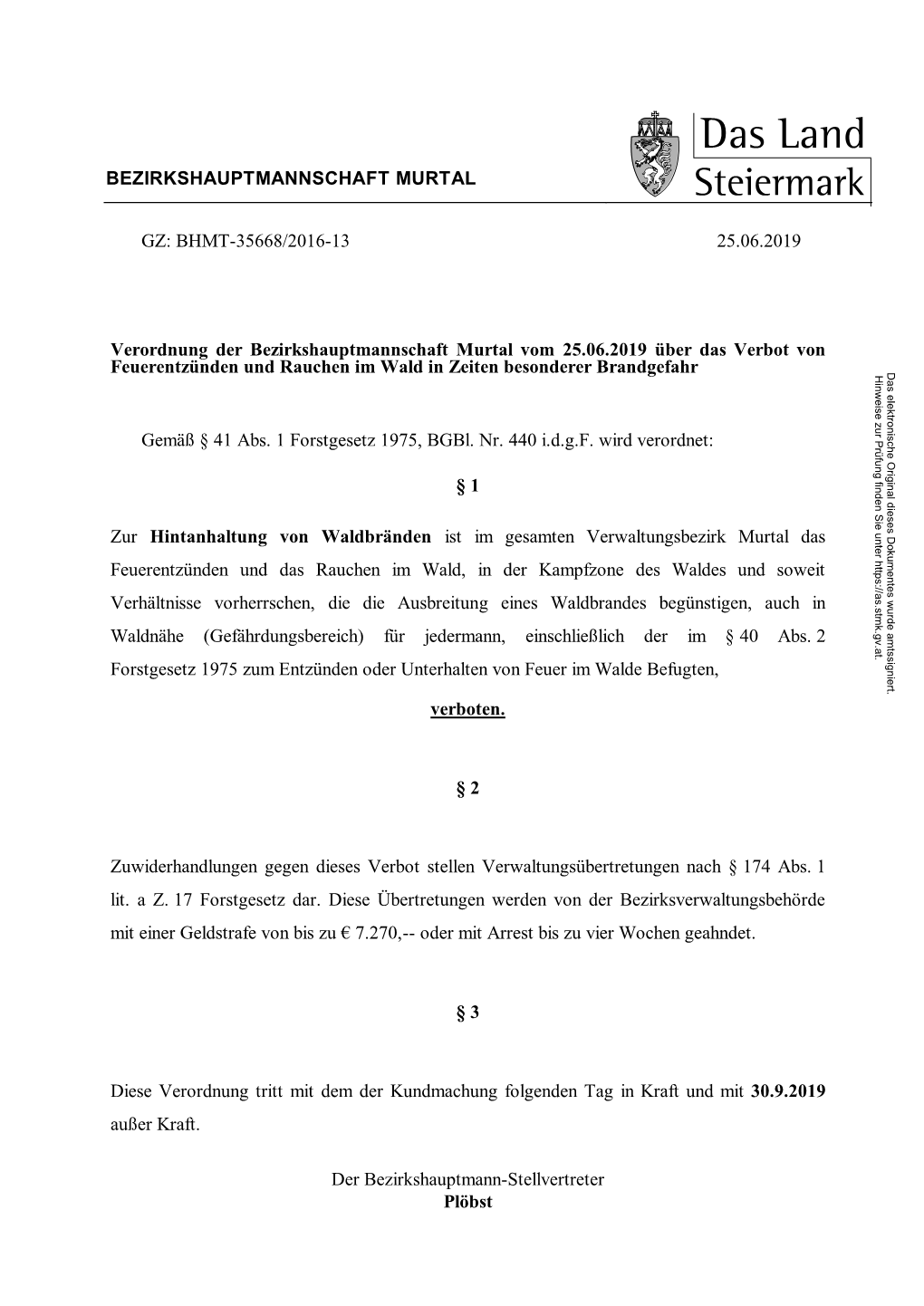 Bezirkshauptmannschaft Judenburg