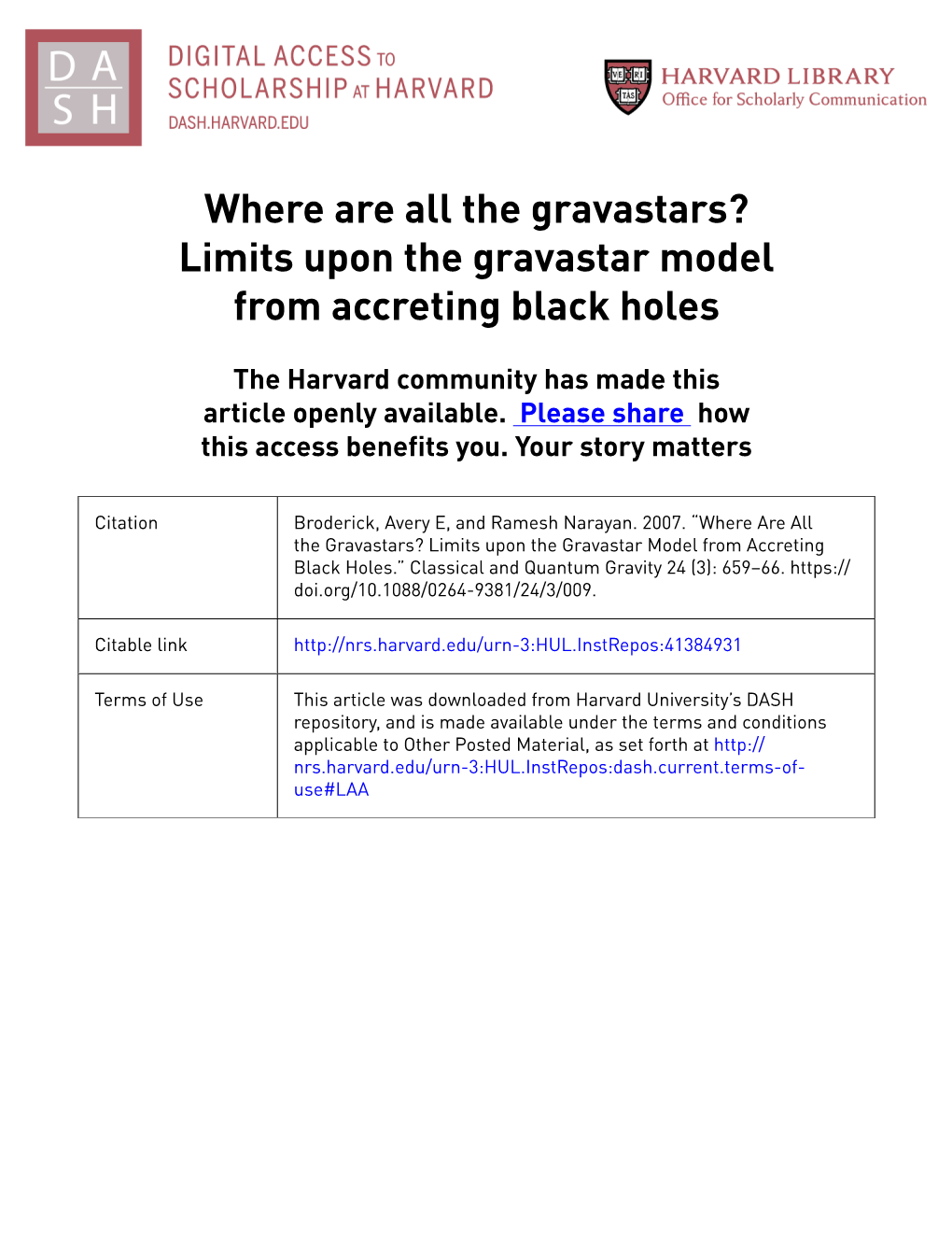 Limits Upon the Gravastar Model from Accreting Black Holes