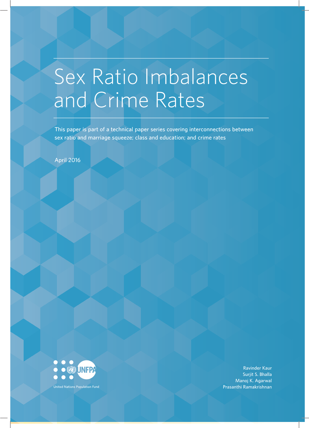 Sex Ratio Imbalances and Crime Rates.Indd