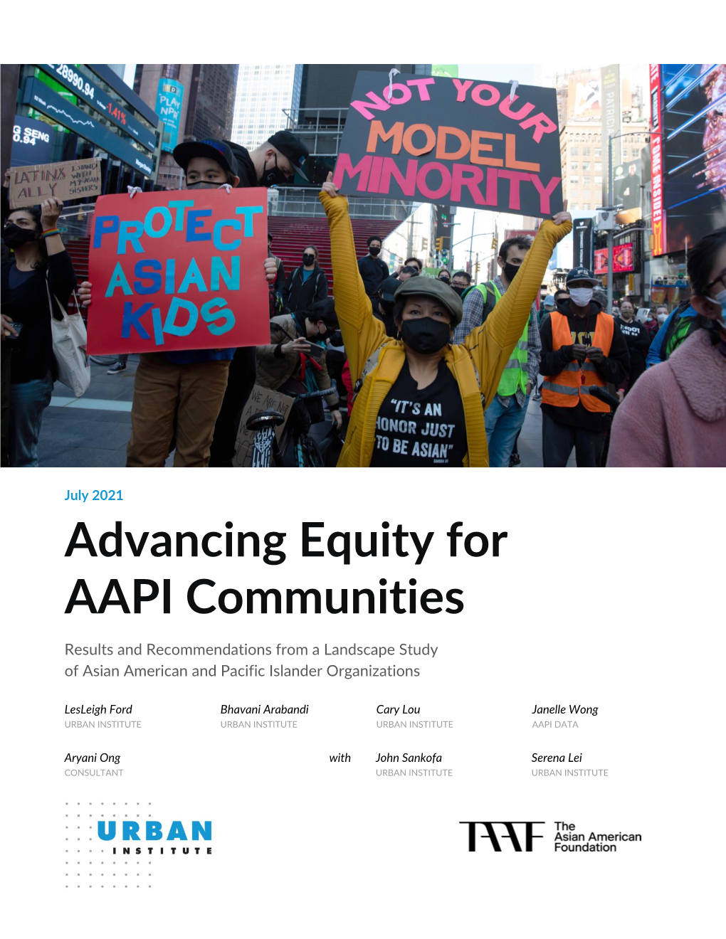 Advancing Equity for AAPI Communities
