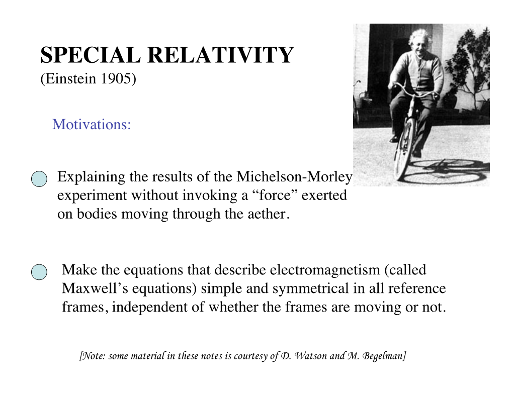 Special Relativity.Pdf