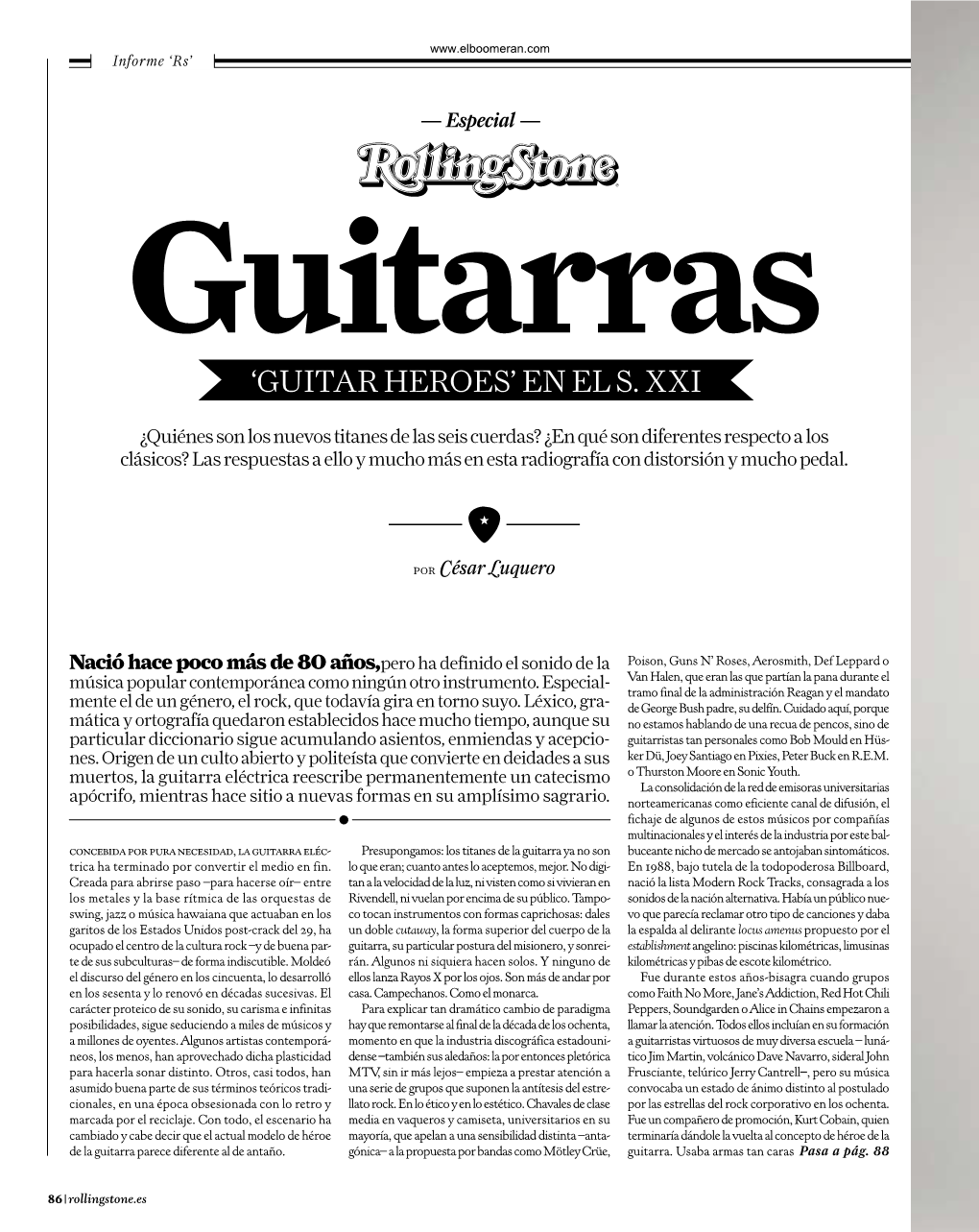 'Guitar Heroes' En EL S