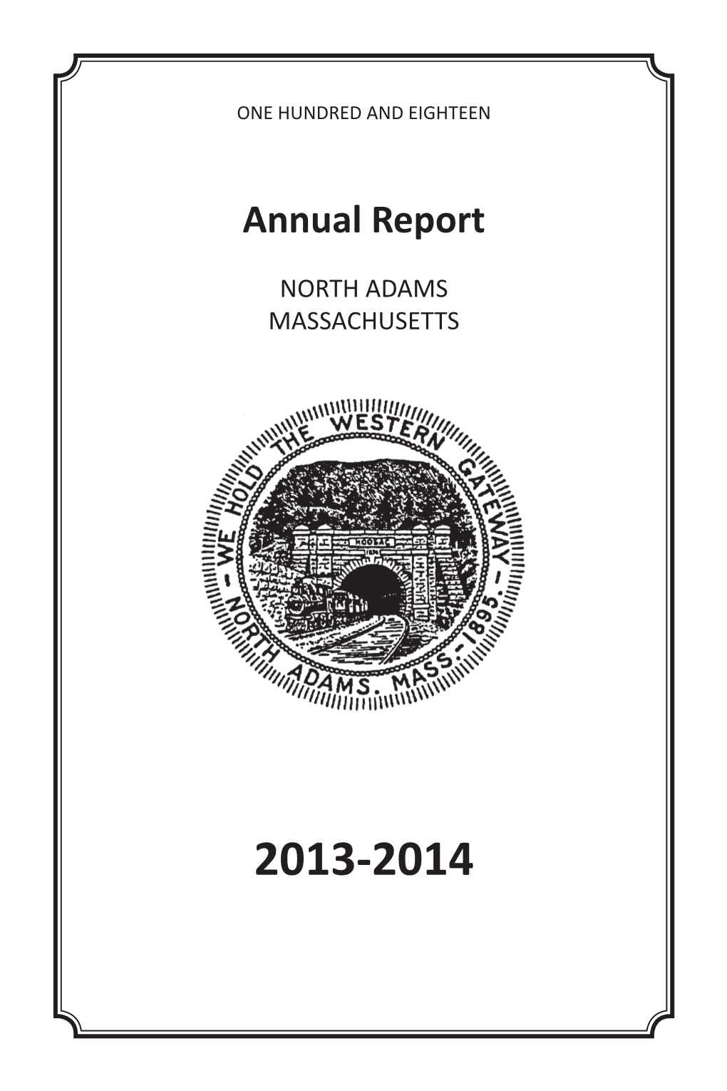 City of North Adams Annual Report 2013-2014