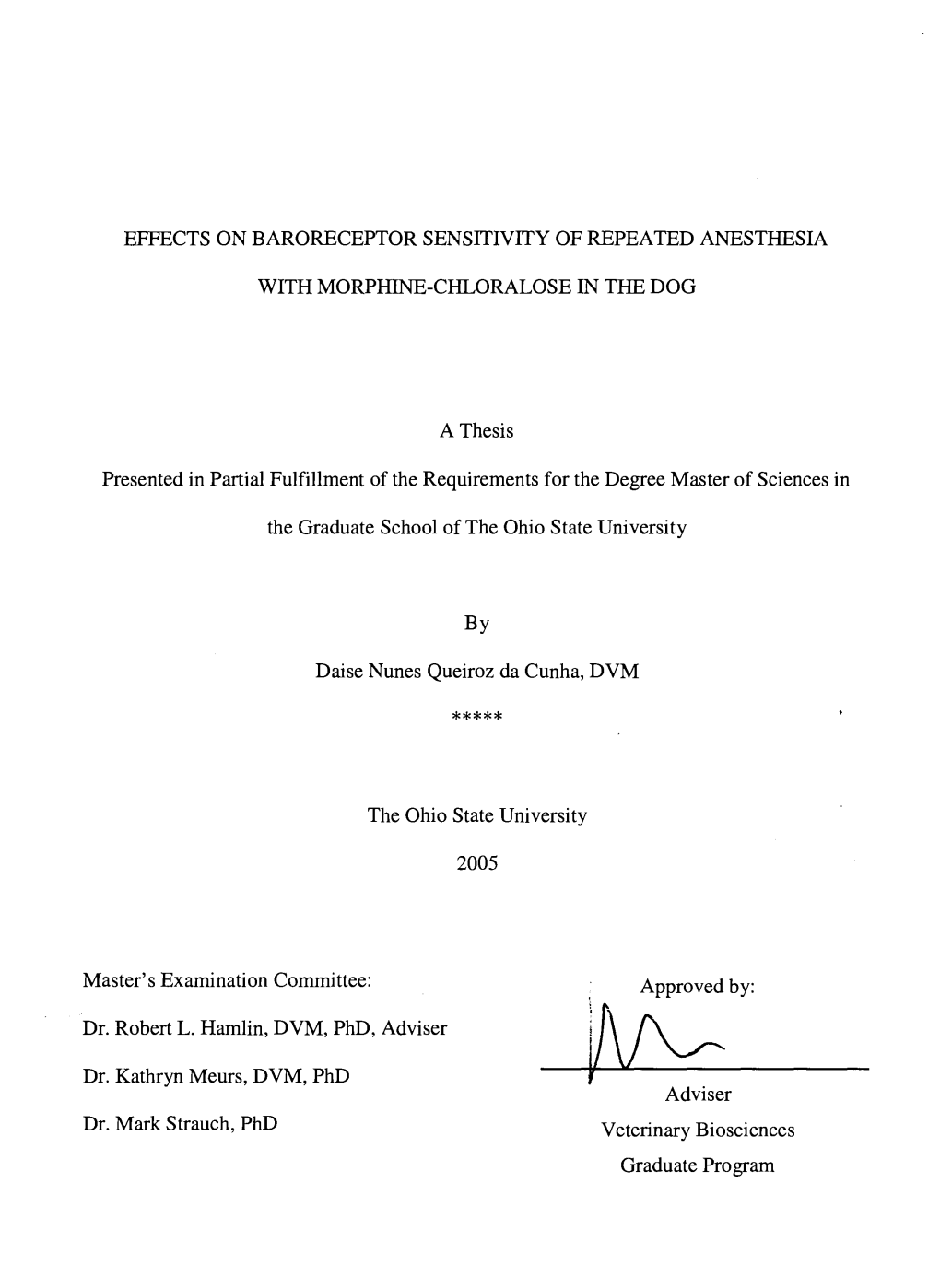 Effects on Baroreceptor Sensitivity of Repeated Anesthesia