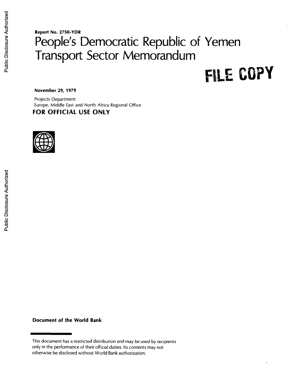 World Bank Document