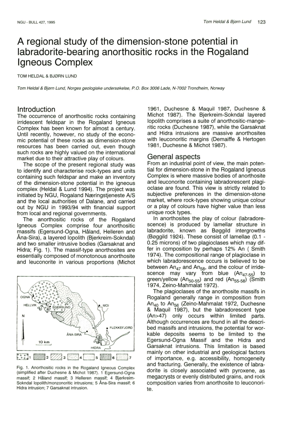 A Regional Study Ofthe Dimension-Stone Potential In