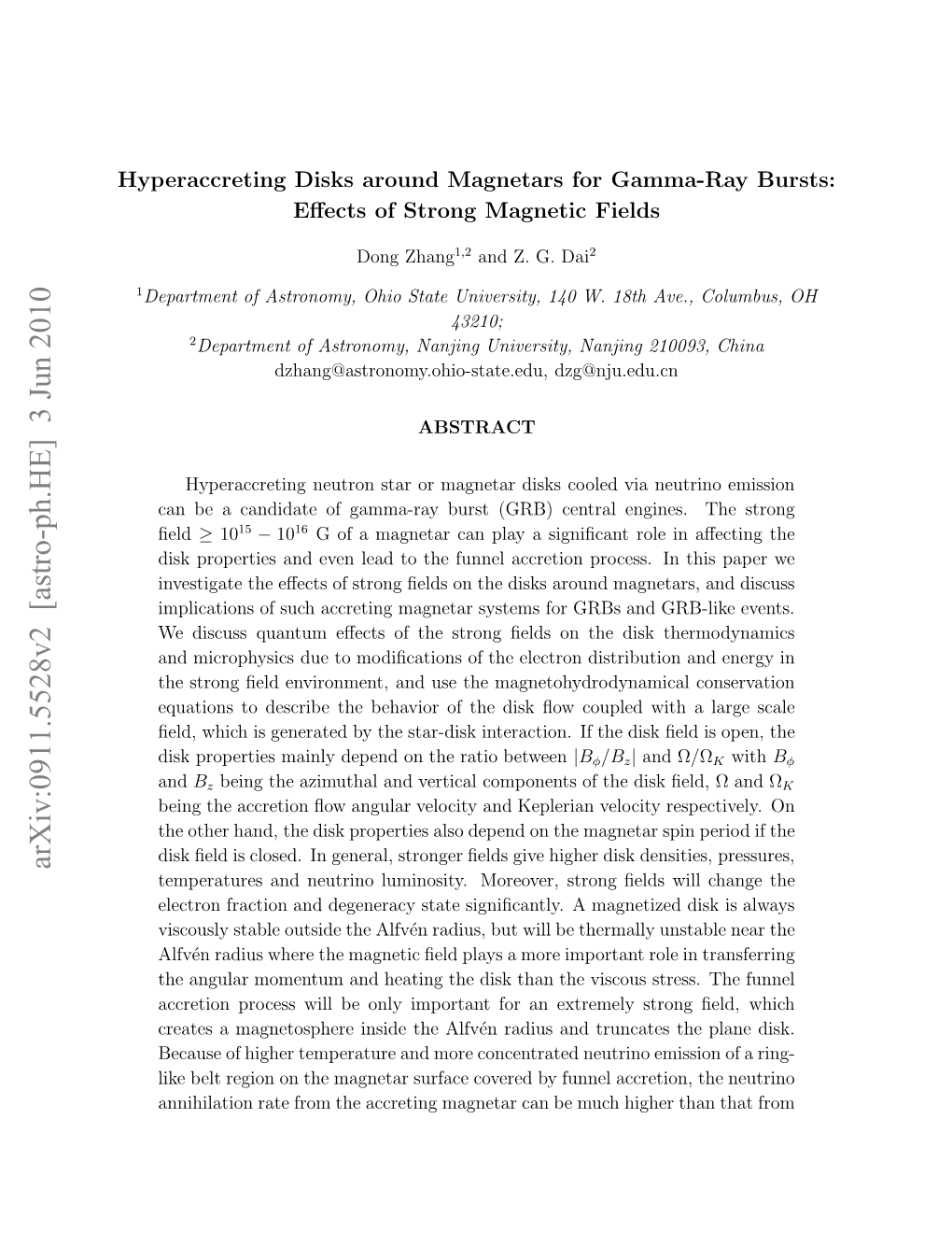 Hyperaccreting Disks Around Magnetars for Gamma-Ray Bursts