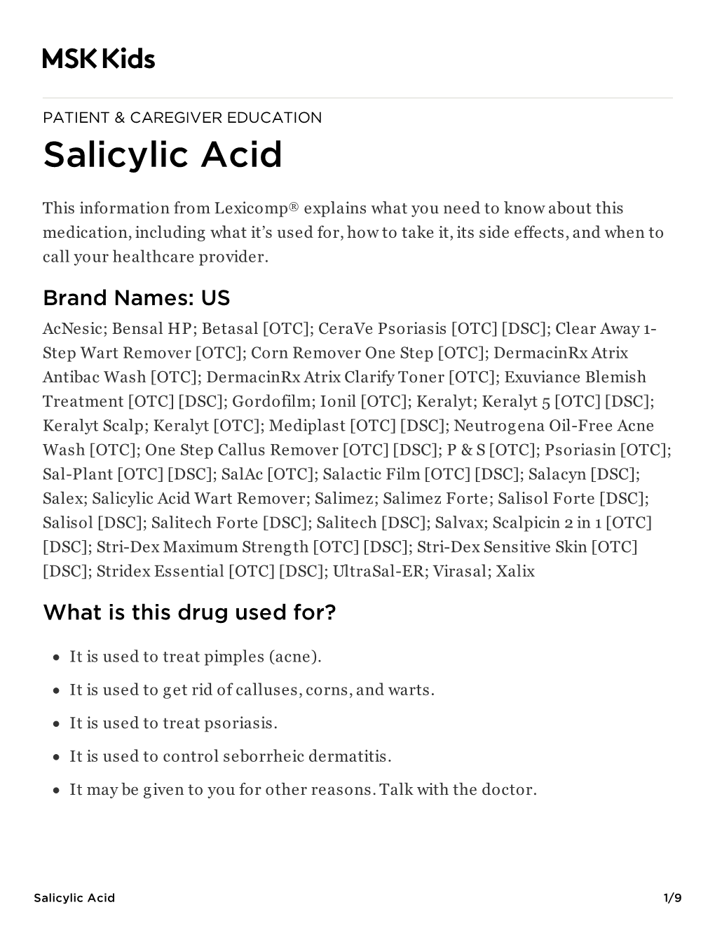 Salicylic Acid