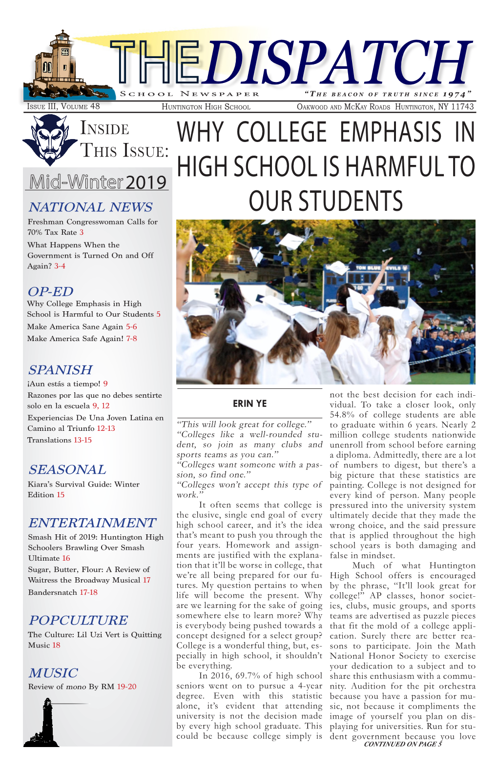 HHS the Dispatch Newspaper