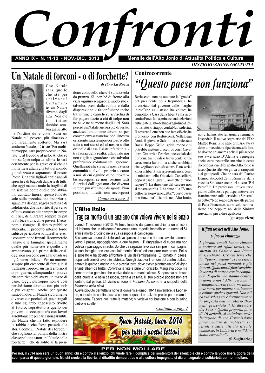 Confronti Dicembre – 2013 Ok