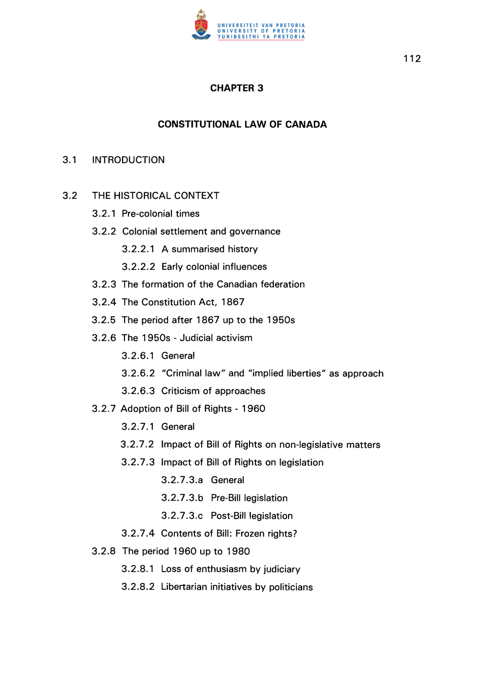 112 Chapter 3 Constitutional Law of Canada 3.1