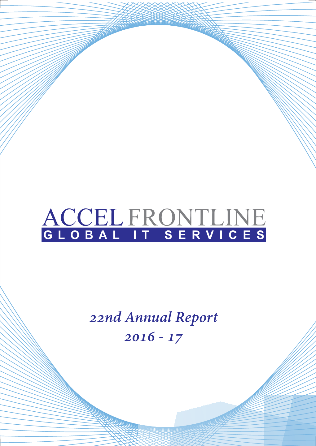 Accelfrontline.Com Anna Salai, Teynampet, Chennai - 600 018 CORPORATE IDENTITY NUMBER INTERNAL AUDITORS L30006TN1995PLC031736 M/S