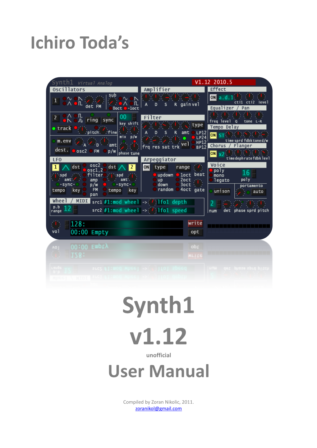 Synth1 V1.12 Unofficial User Manual