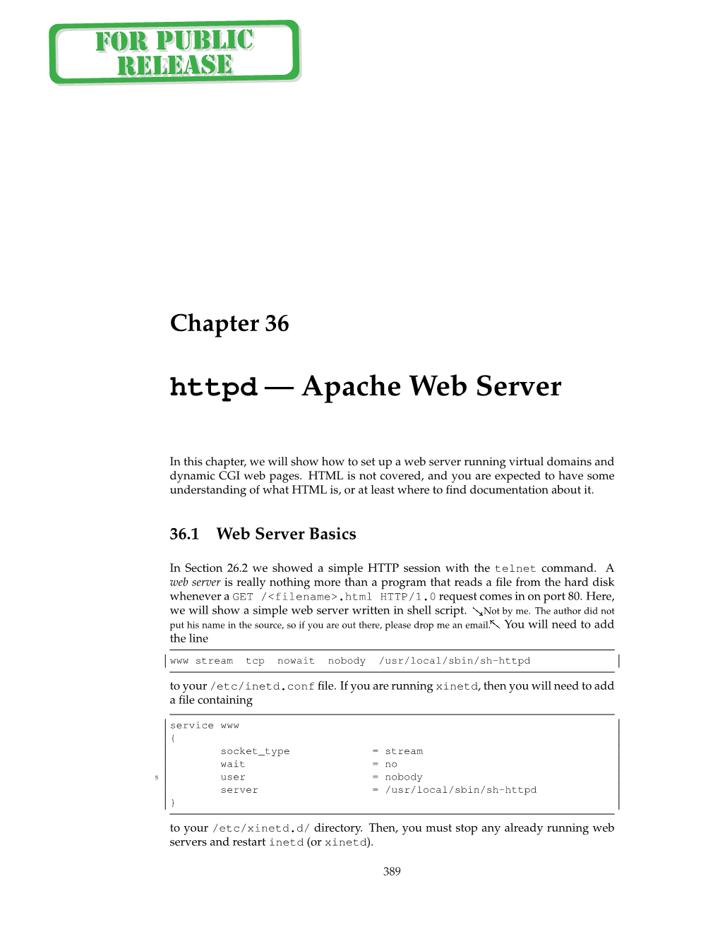 Httpd — Apache Web Server
