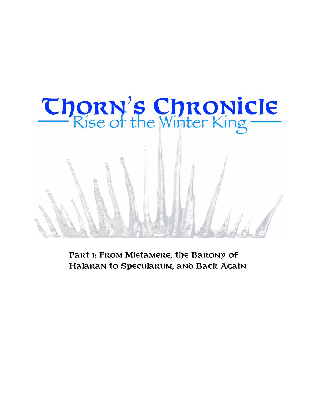 Thorn's Chronicle