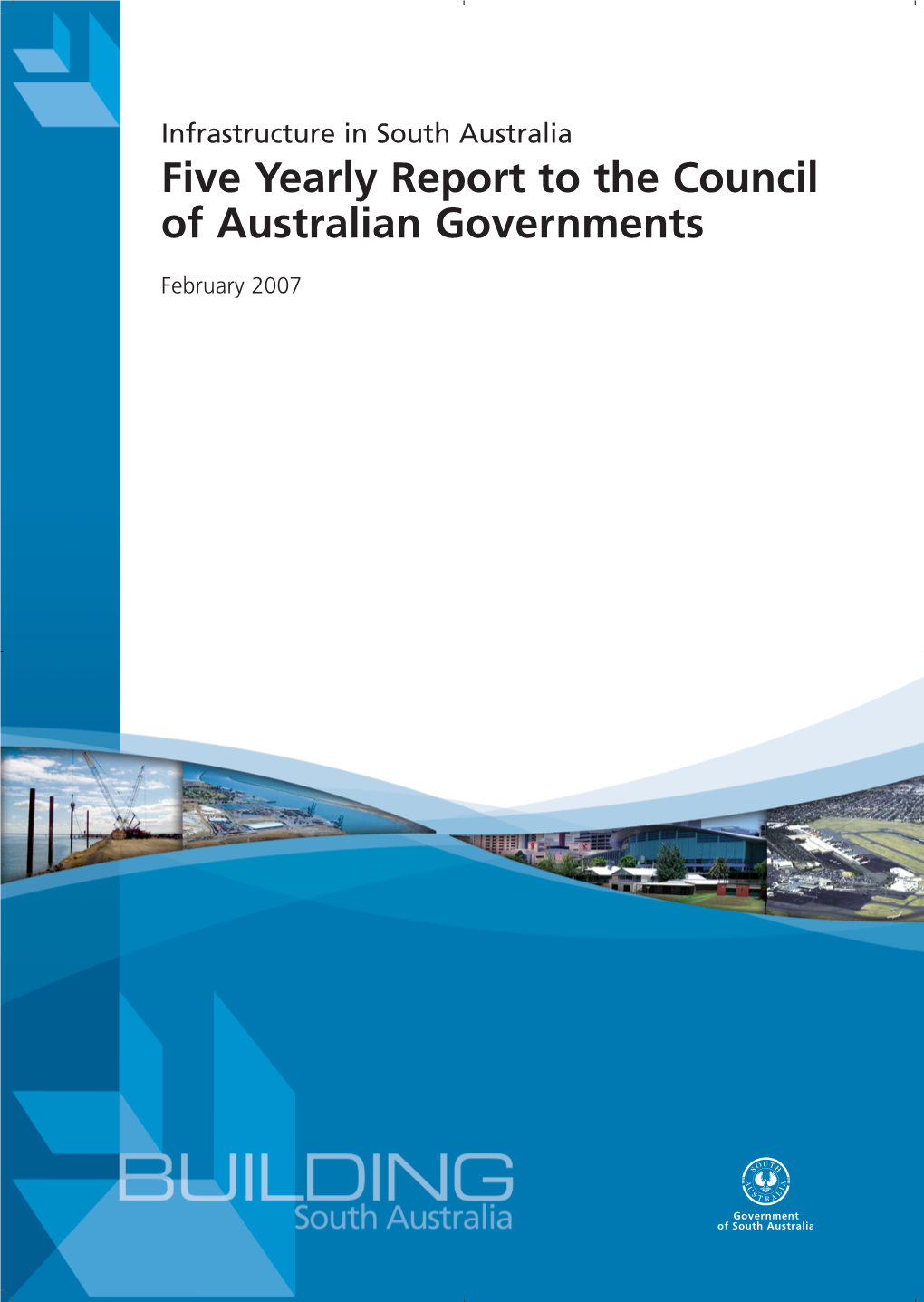 Five Yearly Report to the Council of Australian Governments