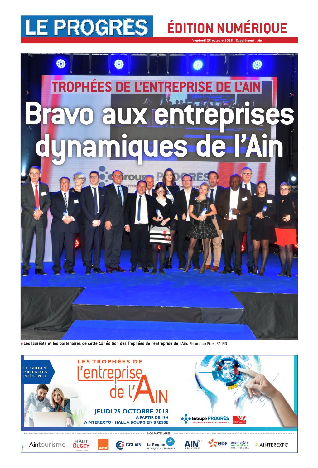 Trophées De L'entreprise De L'ain