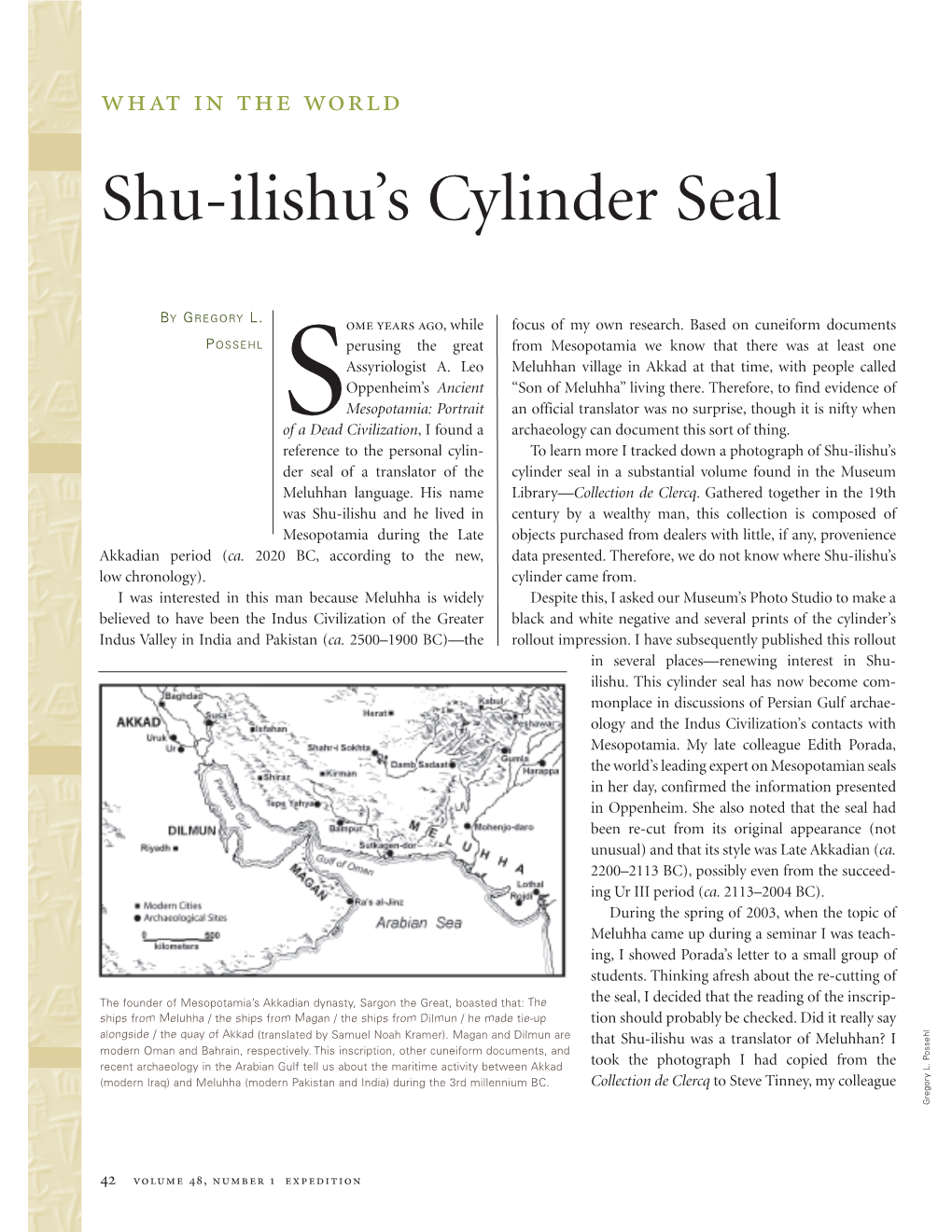 Download Shu-Ilishu's Cylinder Seal