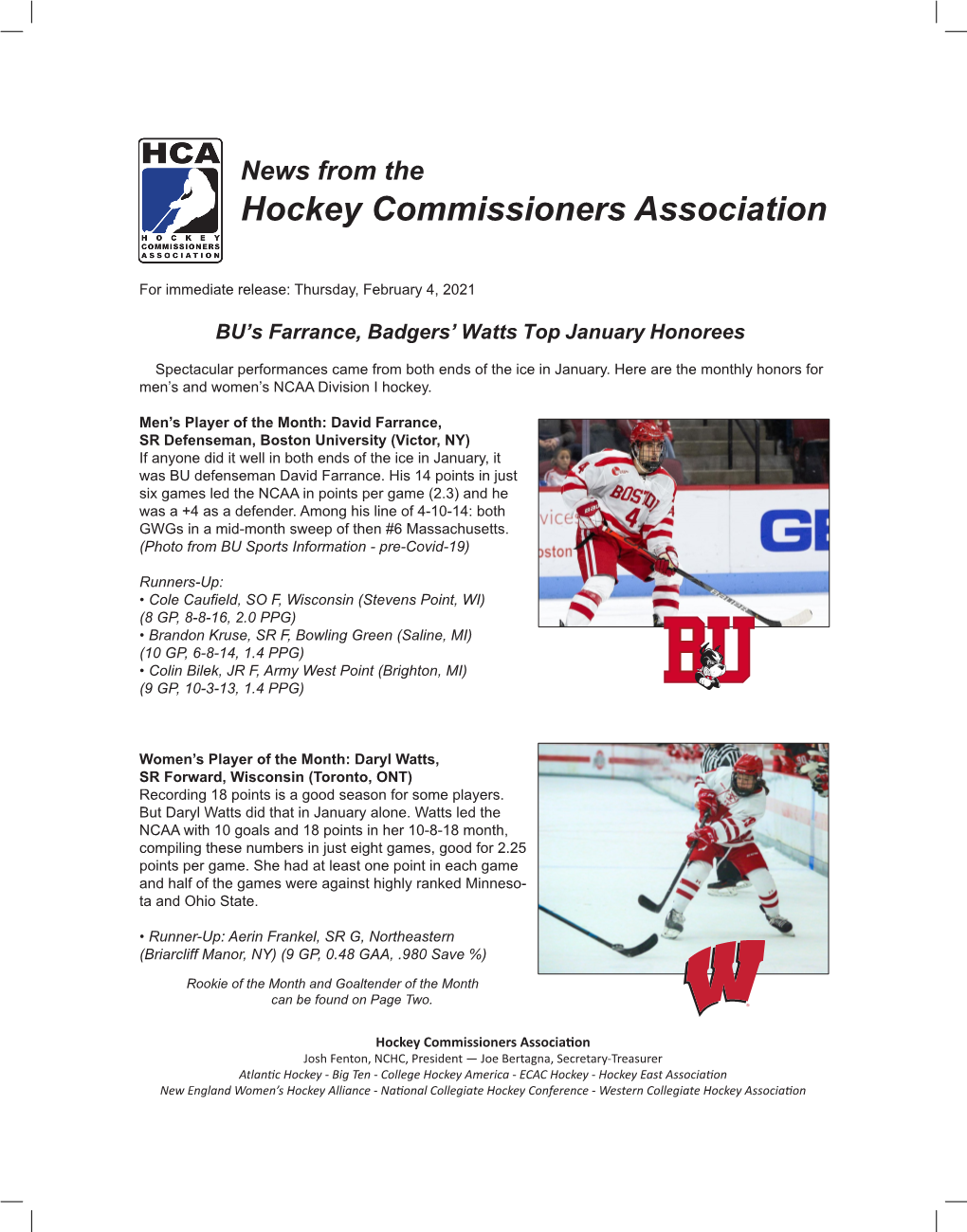 Hockey Commissioners Association