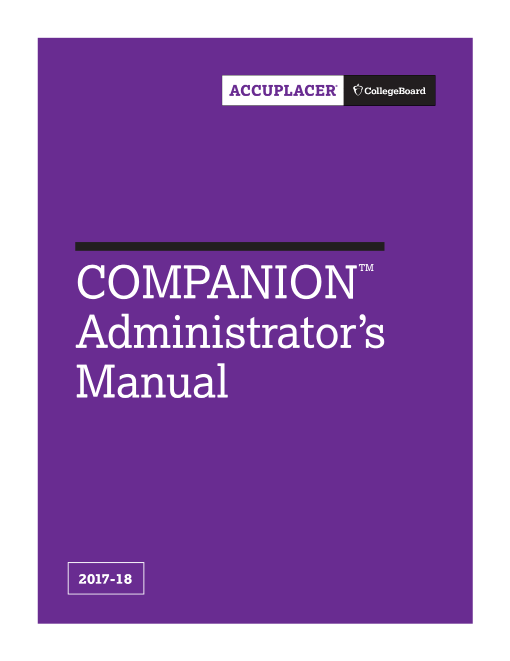 COMPANION™ Administrator's Manual