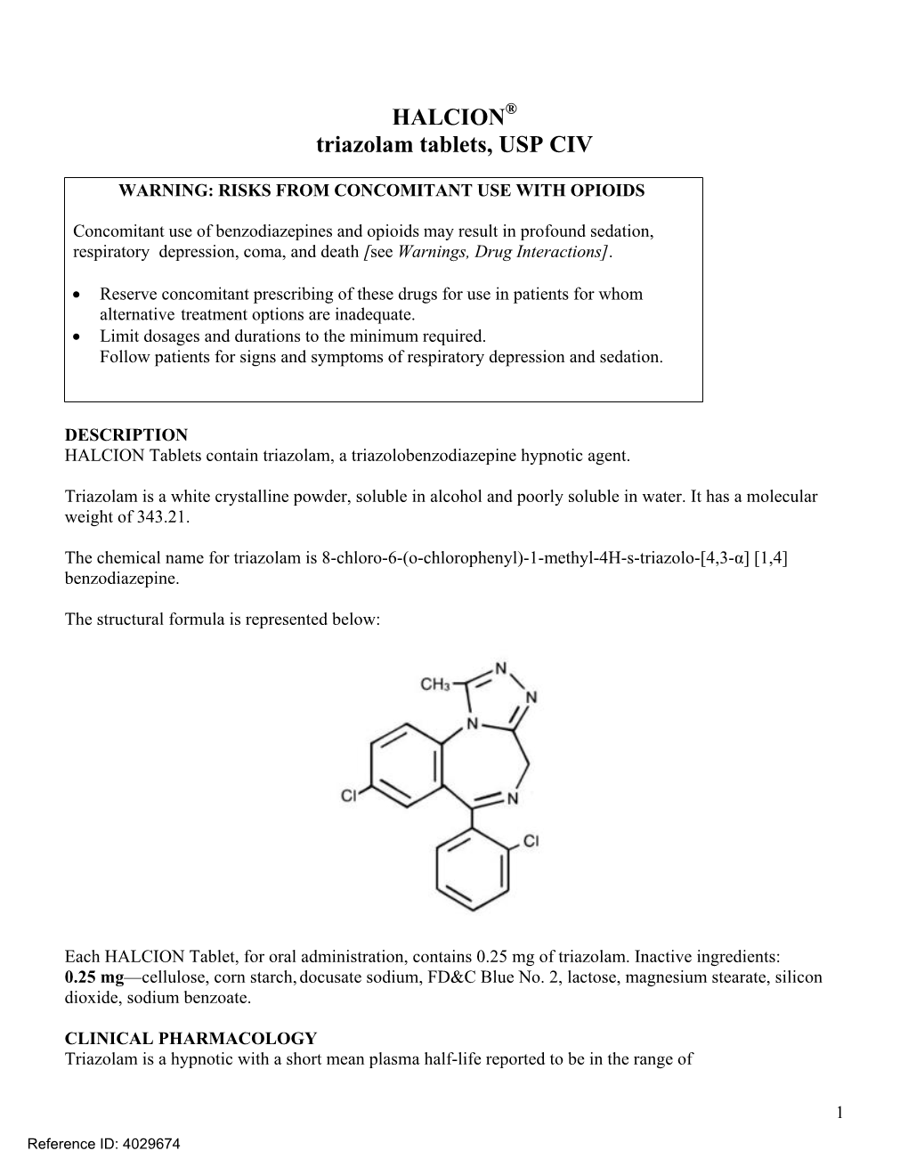 Halcion (Triazolam)