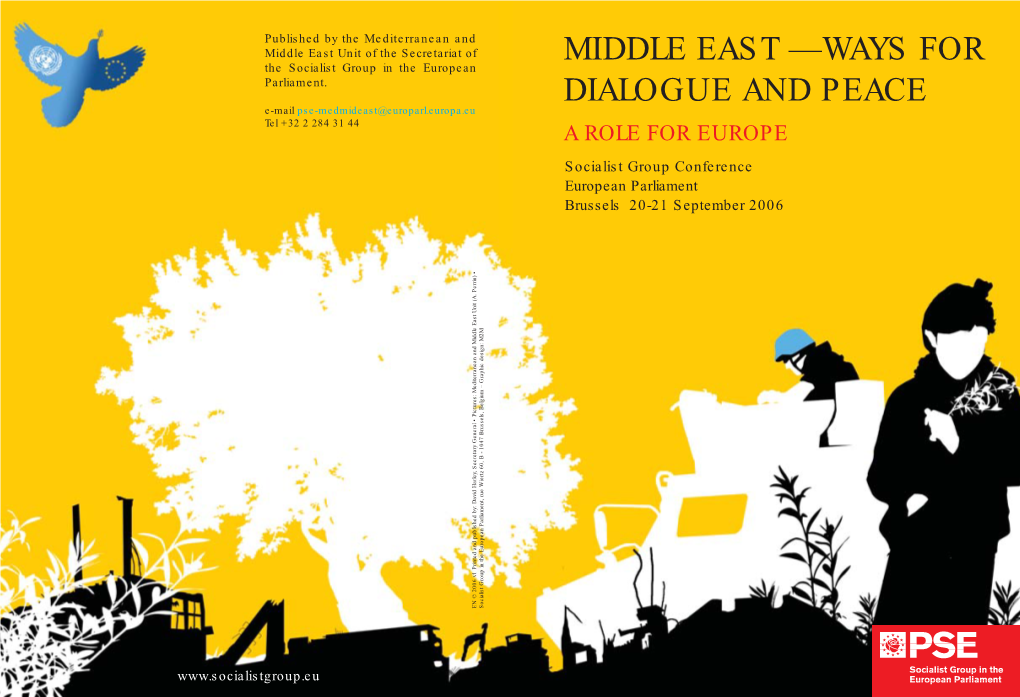 Middle East — Ways for Dialogue and Peace