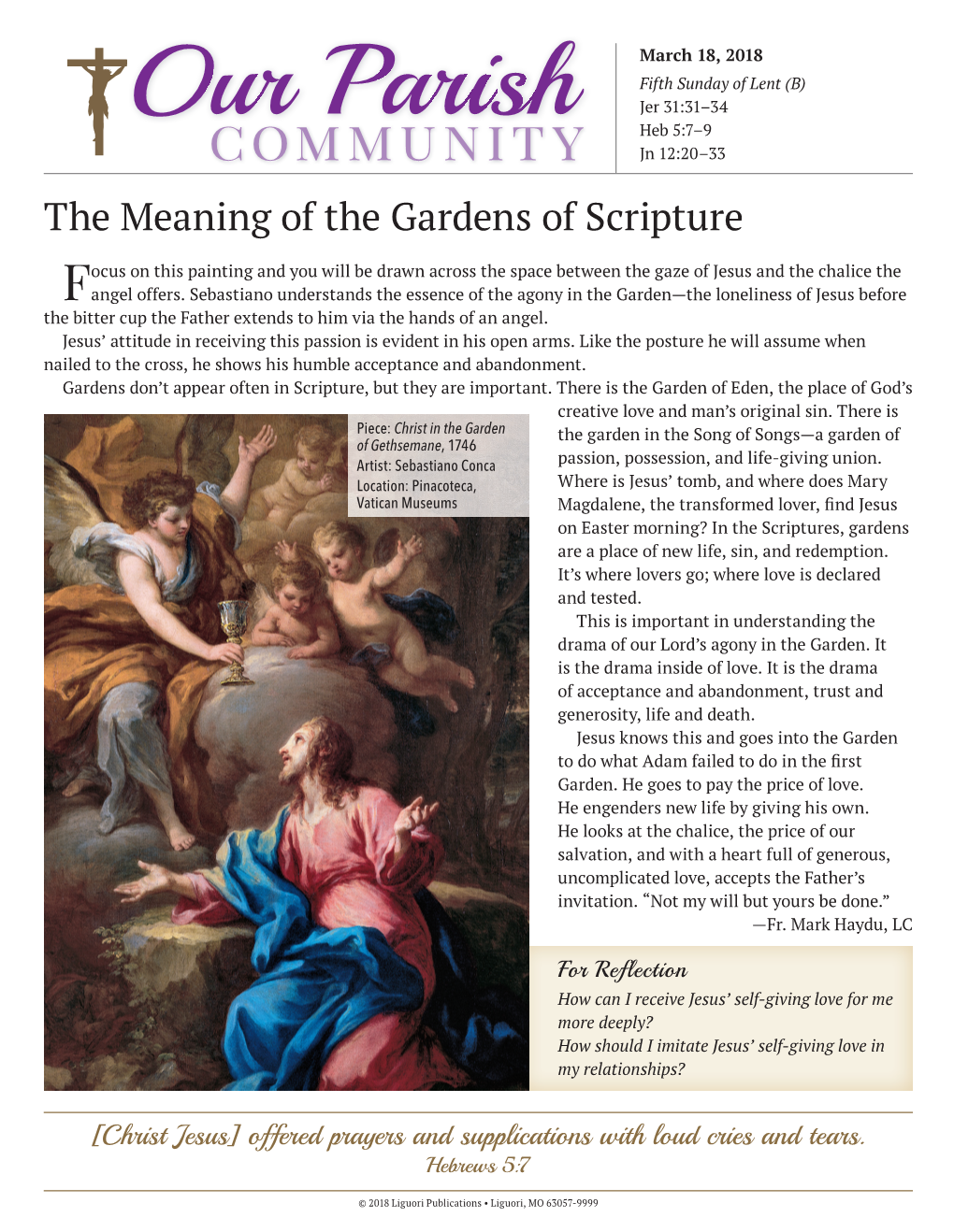 The Meaning of the Gardens of Scripture