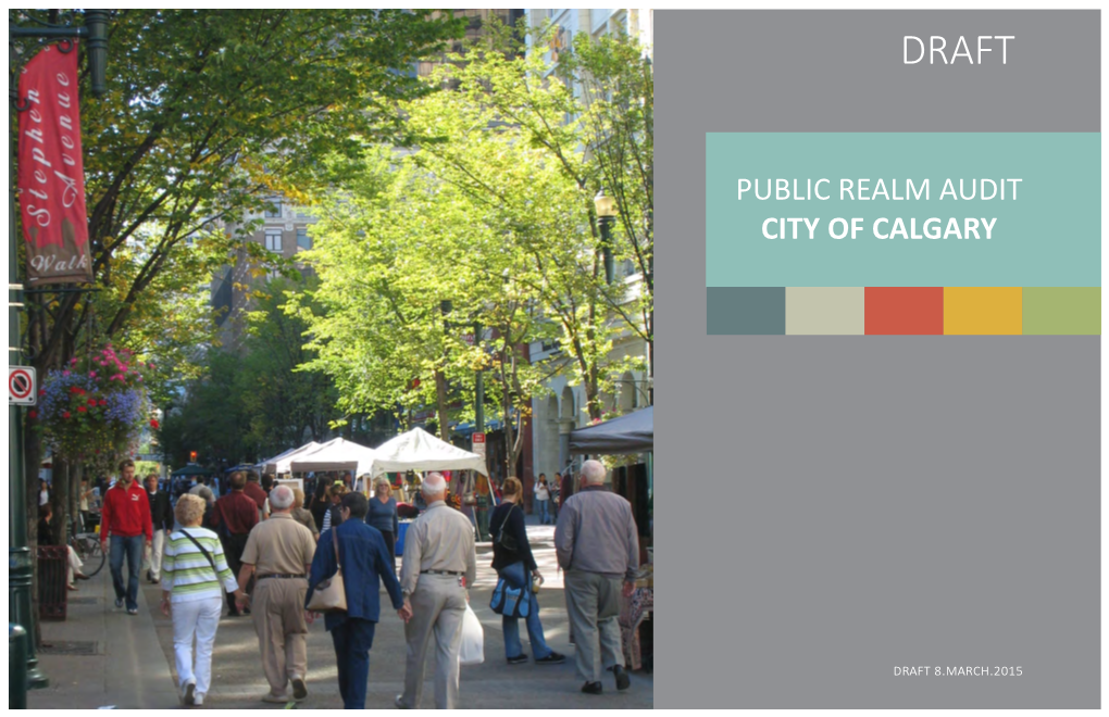 Public Realm Audit City of Calgary