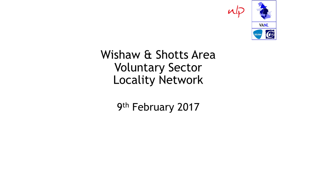 Wishaw & Shotts Area Voluntary Sector Locality Network