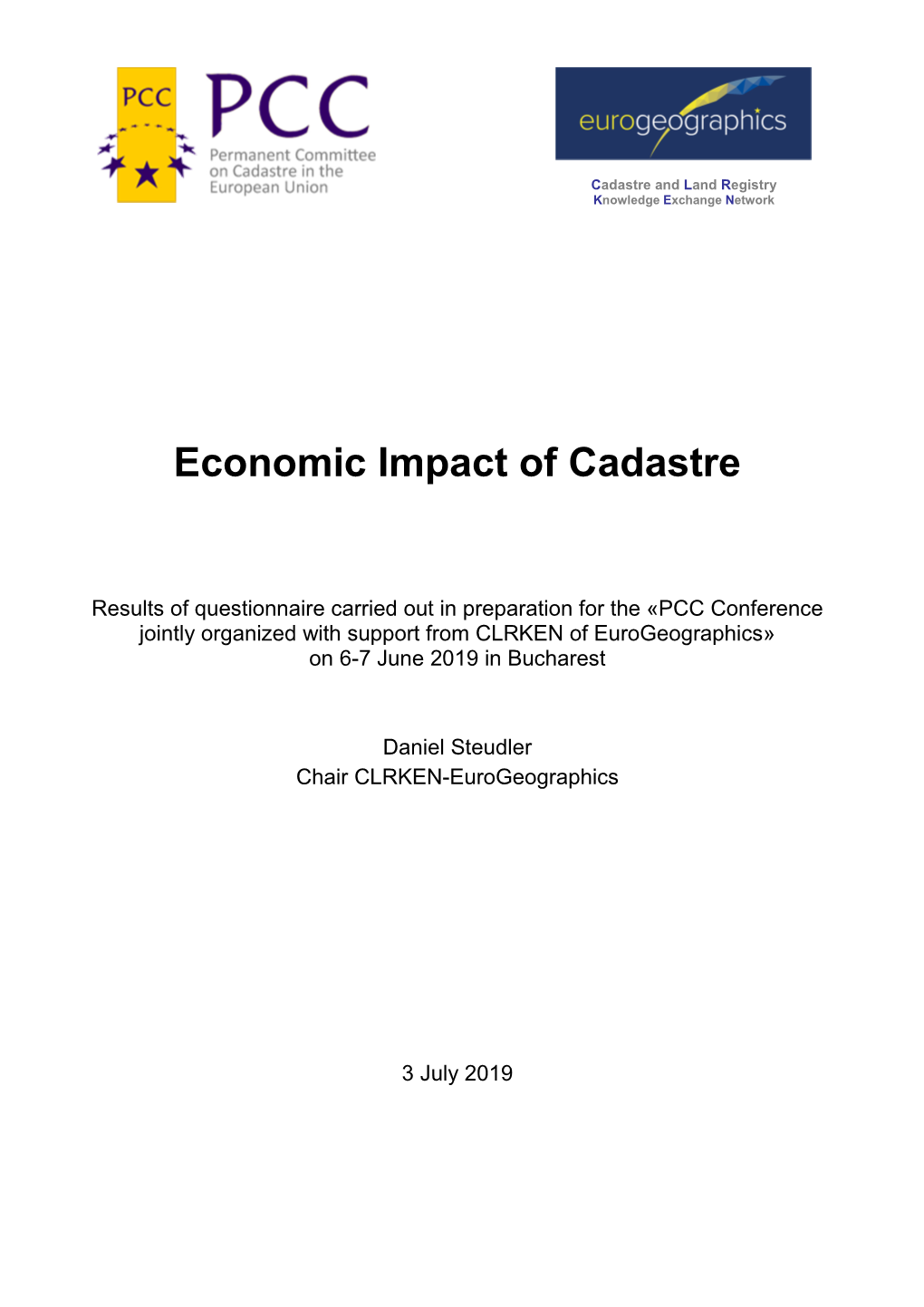 Economic Impact of Cadastre