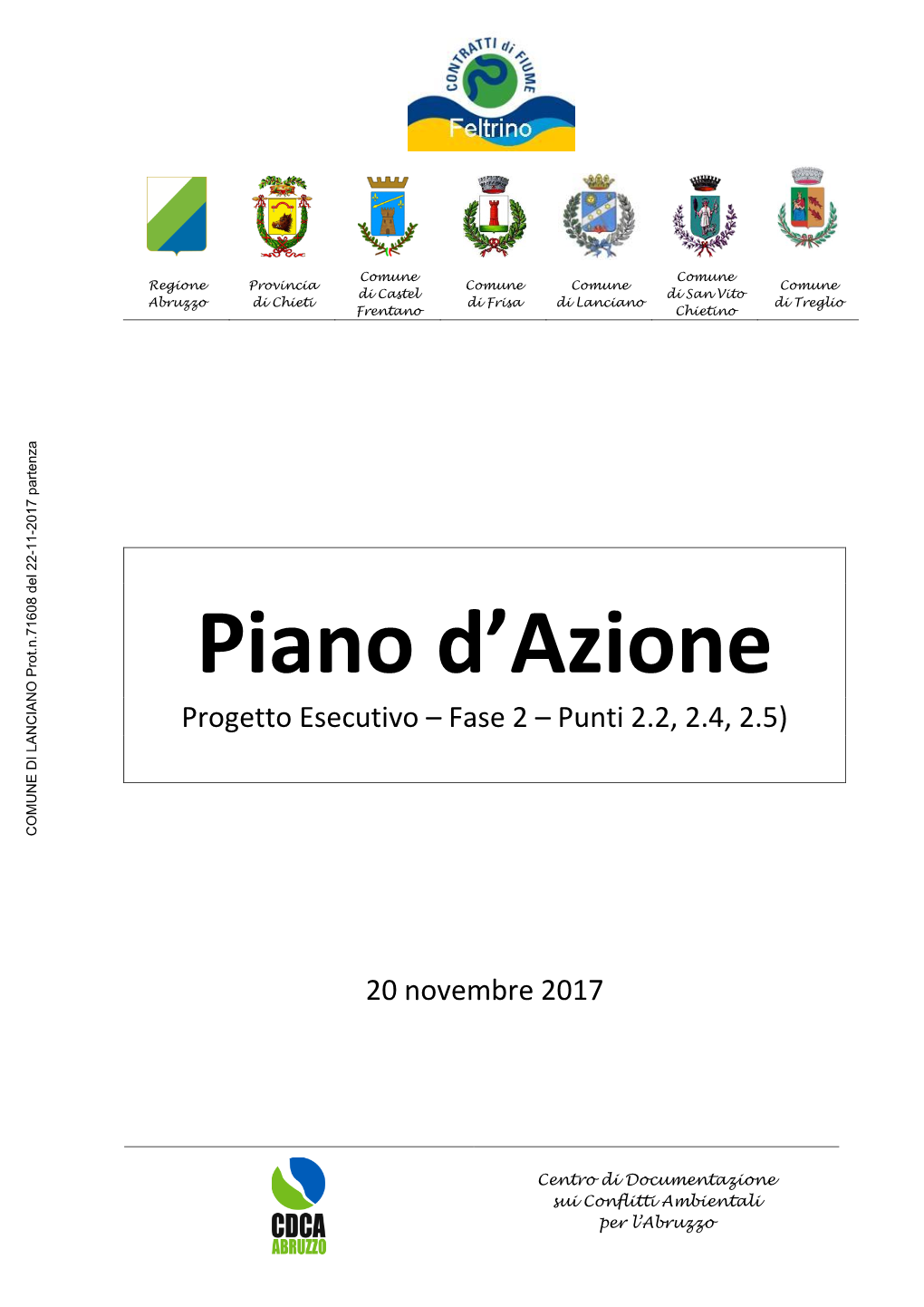 Piano Di Azione Contratto Di Fiume Feltrino