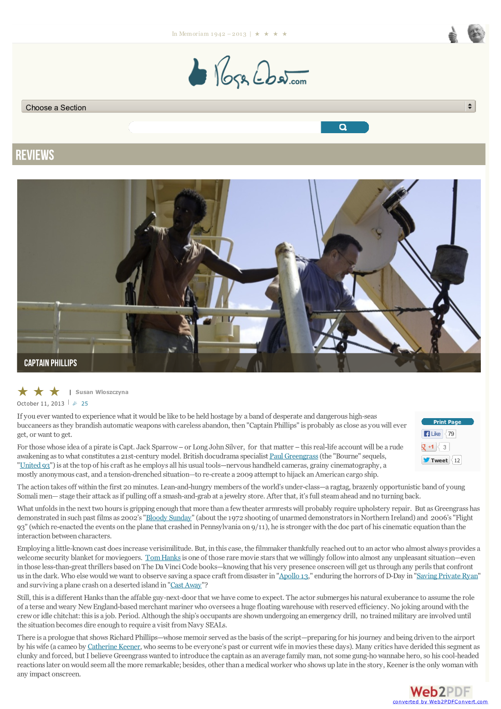 Captain Phillips Movie Review