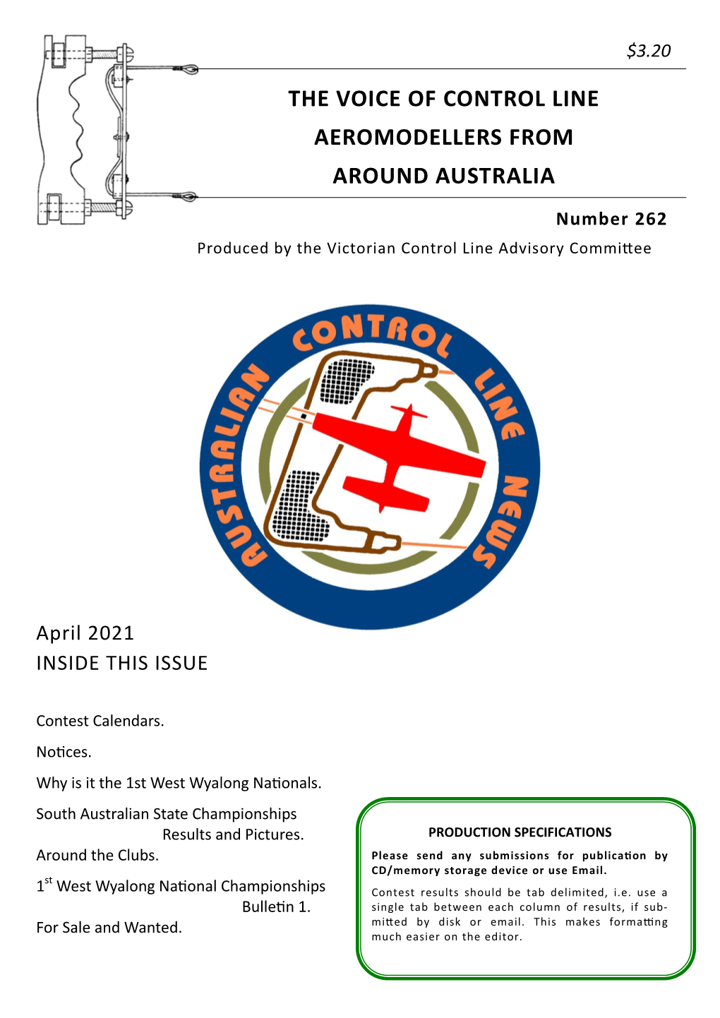 April 2021 Edition of Australian Control-Line News