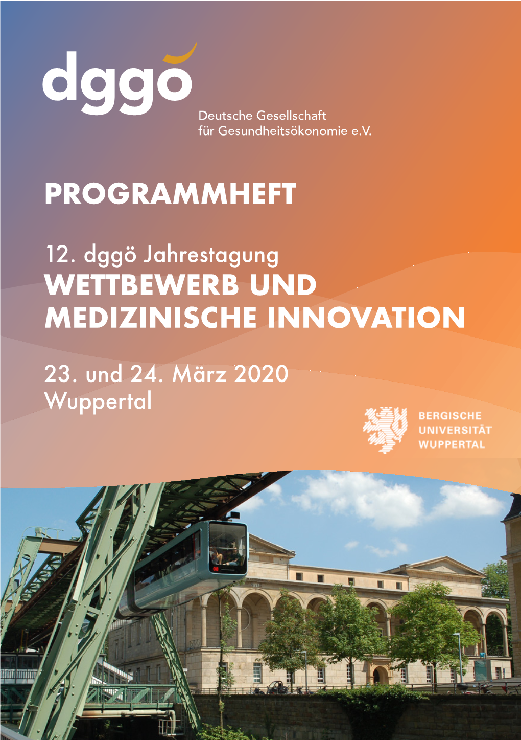 Programmheft Wettbewerb Und Medizinische Innovation