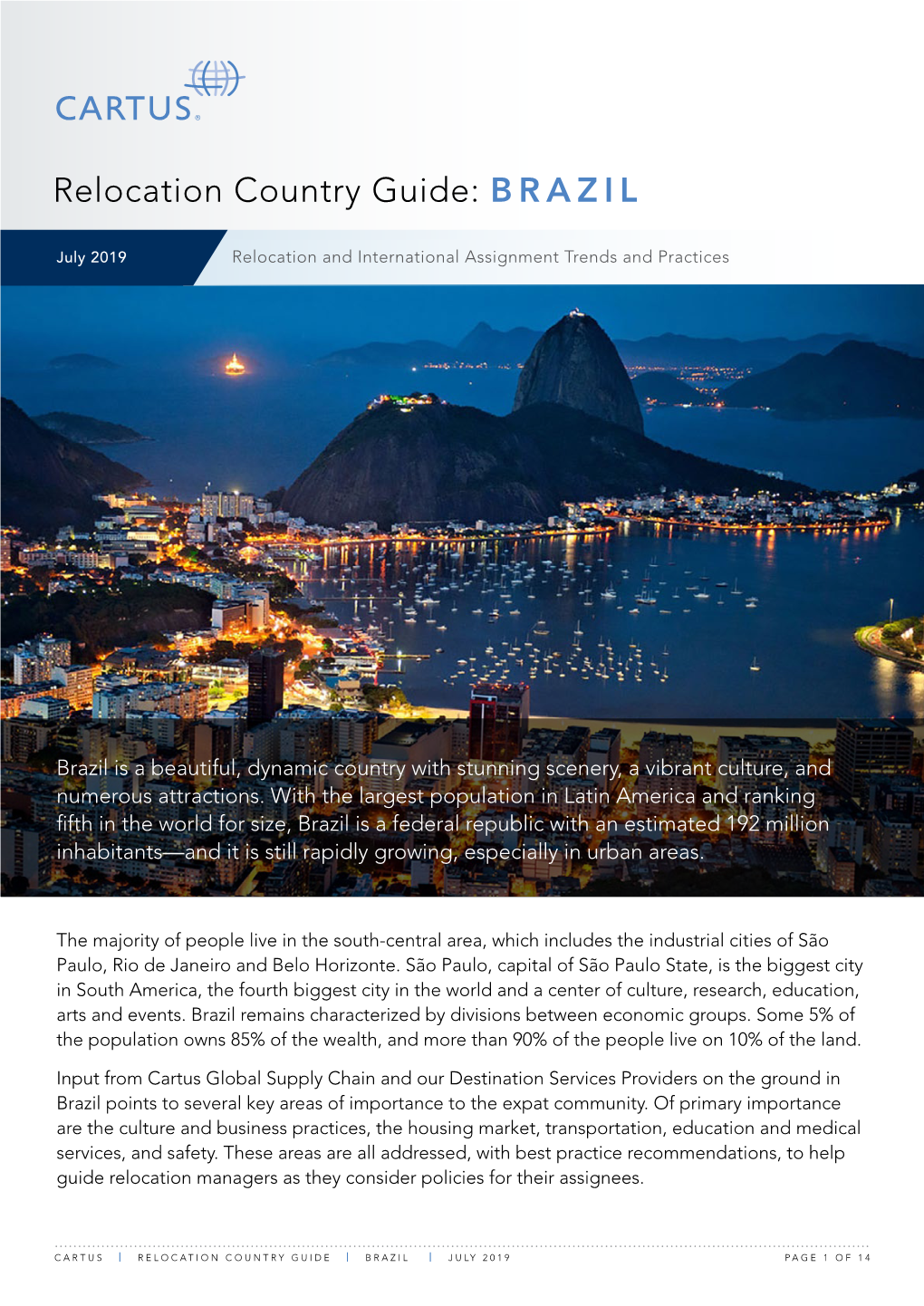 Relocation Country Guide: BRAZIL