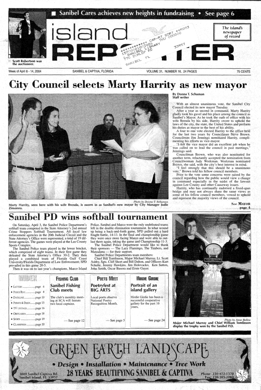 City Council Selects Marty Harrity As New Mayor by Donna T