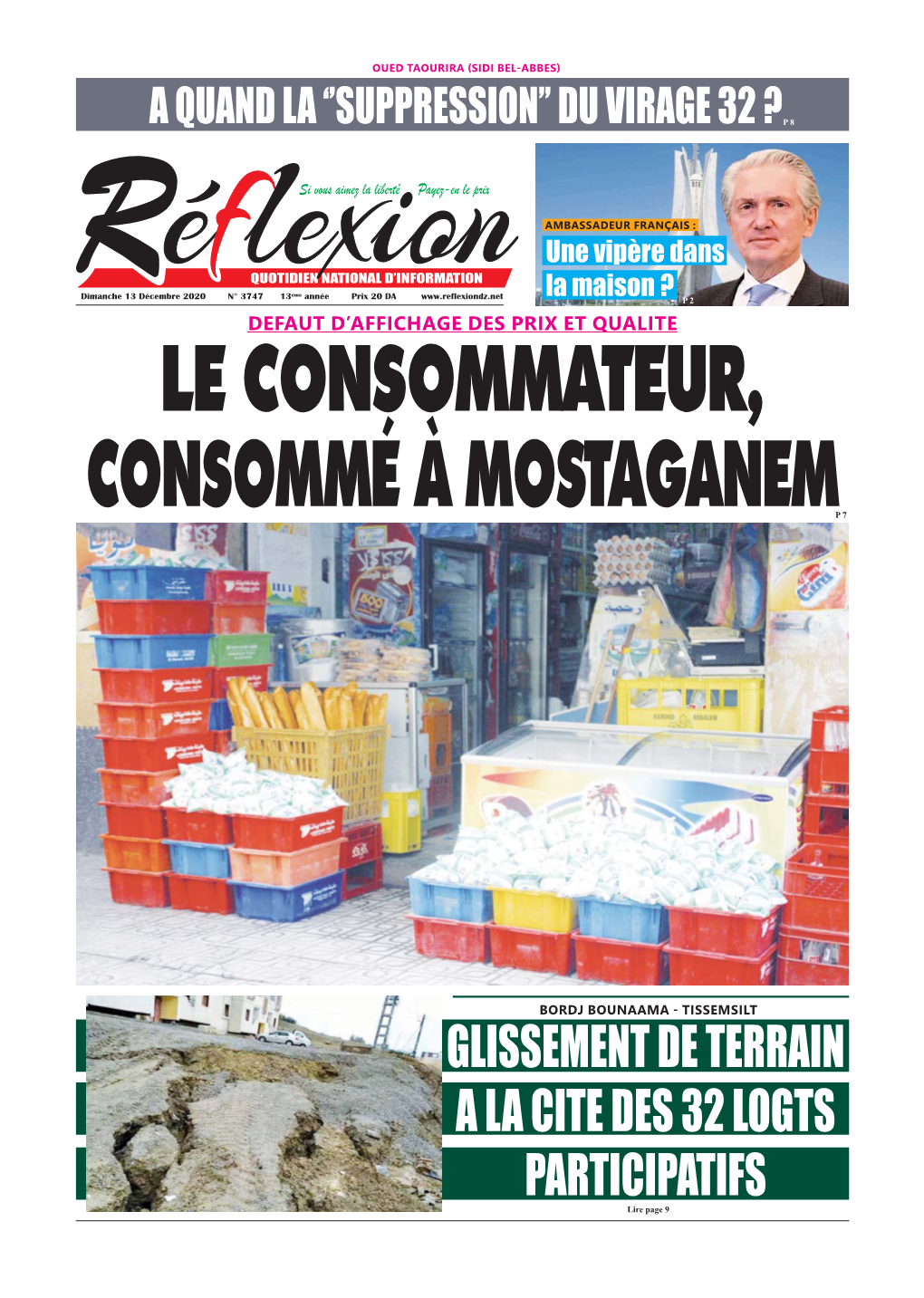 Le Consommateur, Consommé À Mostaganem