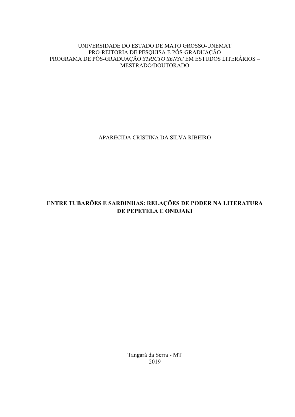 Relações De Poder Na Literatura De Pepetela E Ondjaki