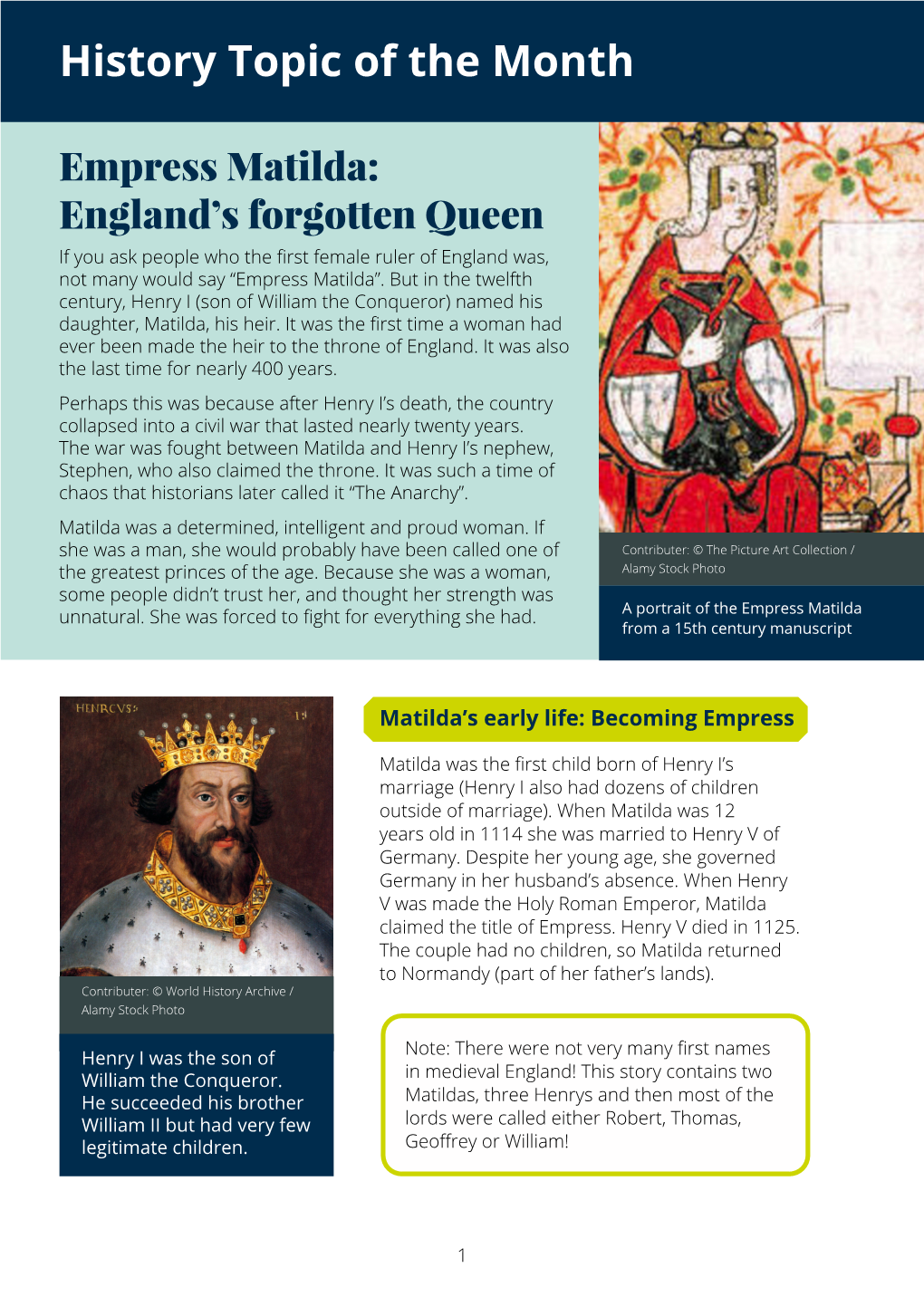 Empress Matilda: England's Forgotten Queen