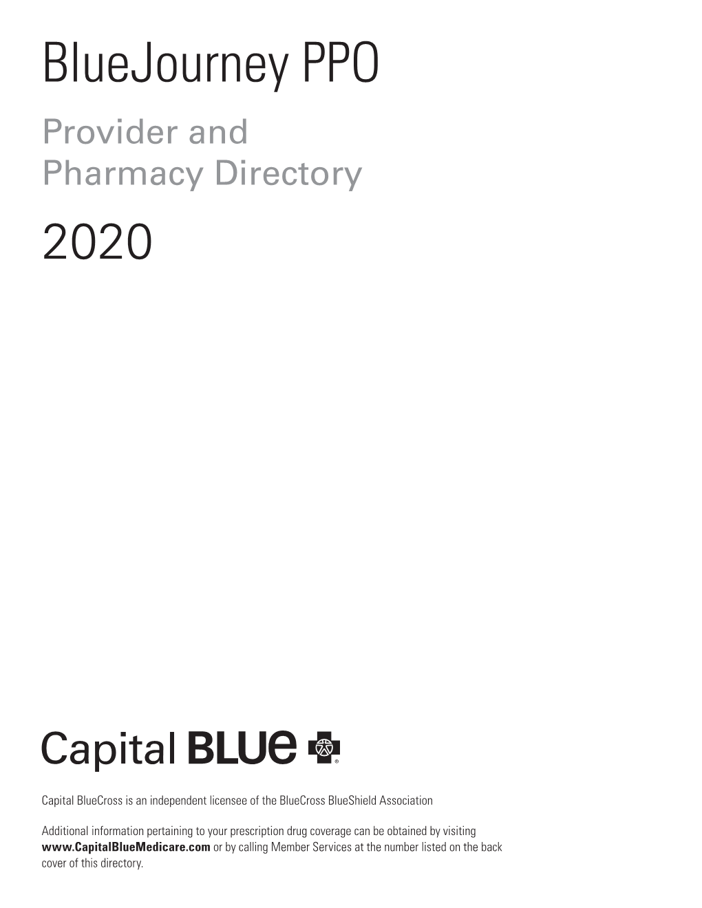 Bluejourney PPO Provider and Pharmacy Directory 2020