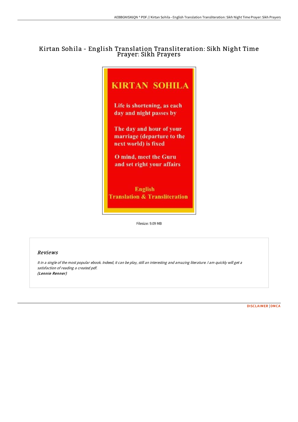 Read Book \ Kirtan Sohila