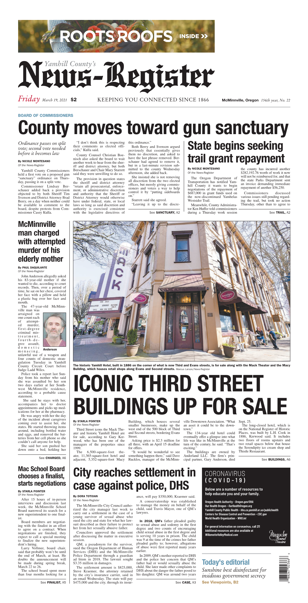 Iconic Third Street Buildings up for Sale