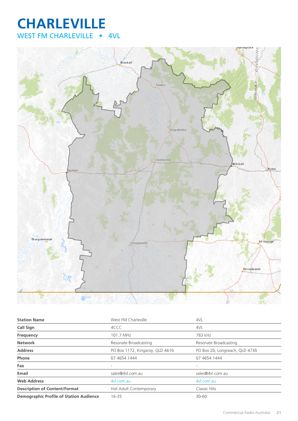 Charleville West Fm Charleville • 4Vl