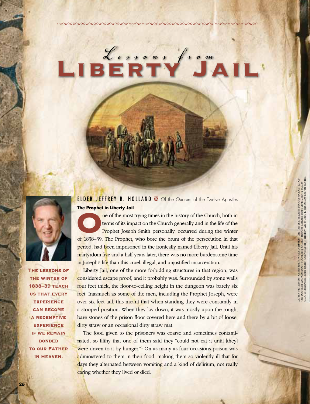 Lessons from Liberty Jail