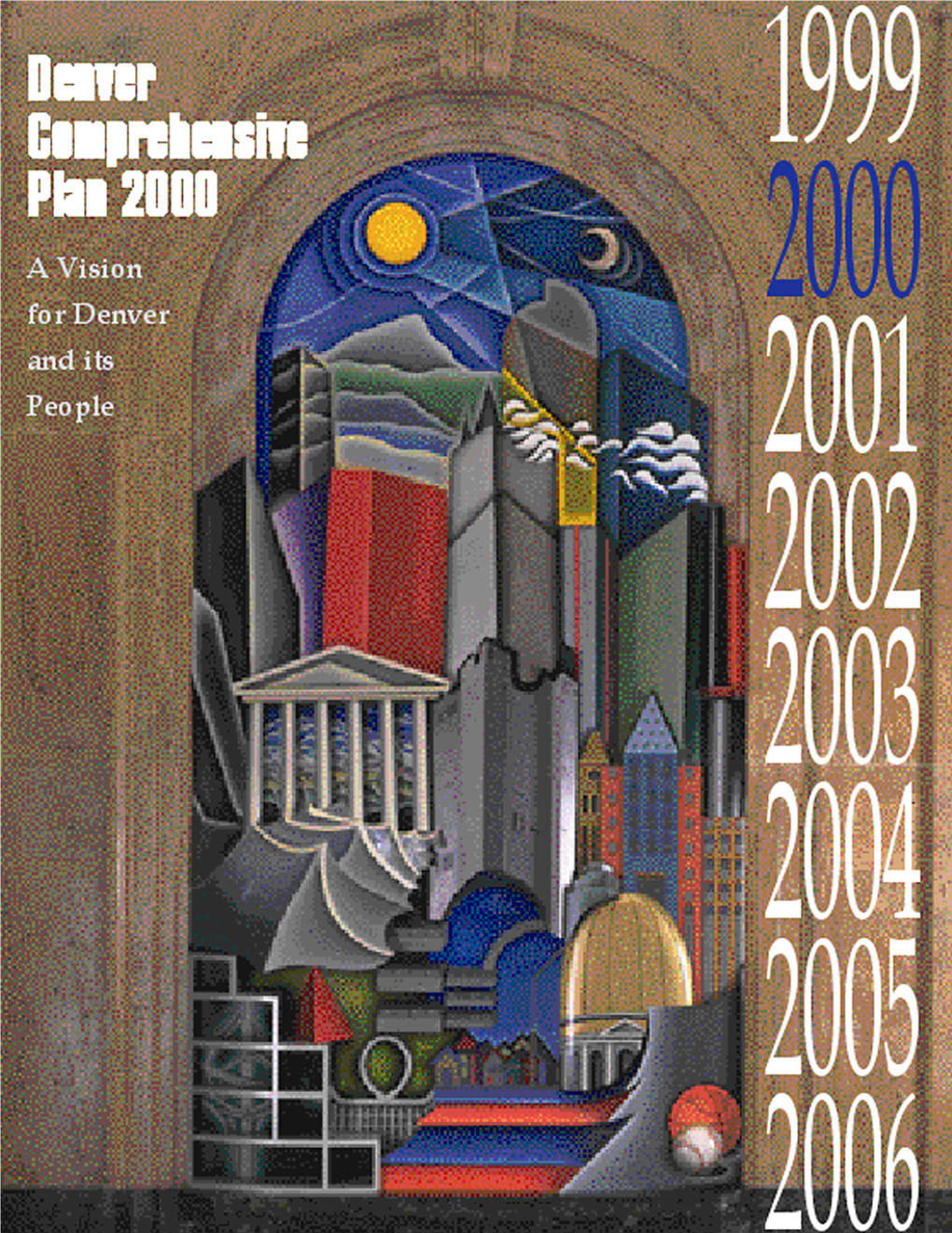 Table of Contents to Denver Comprehensive Plan 2000
