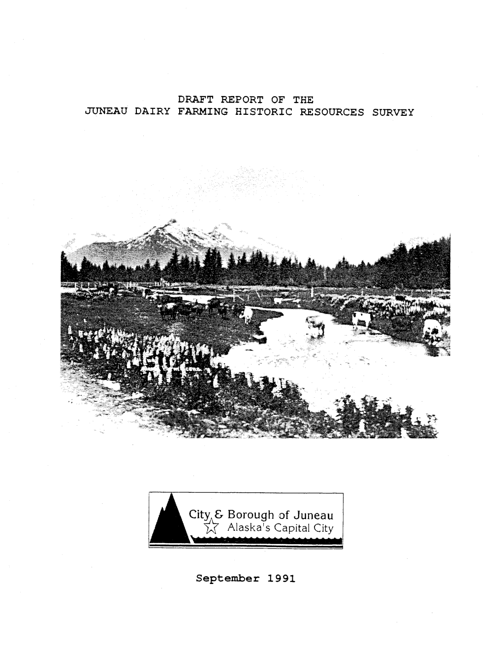Juneau Dairy Farming Historic Resources Survey