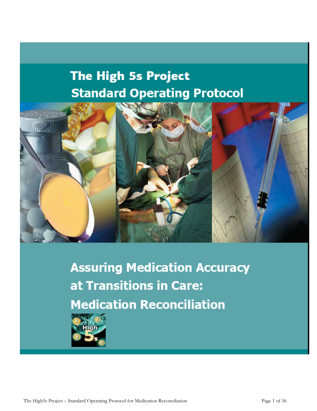 Standard Implementation Protocol for Medication Reconciliation